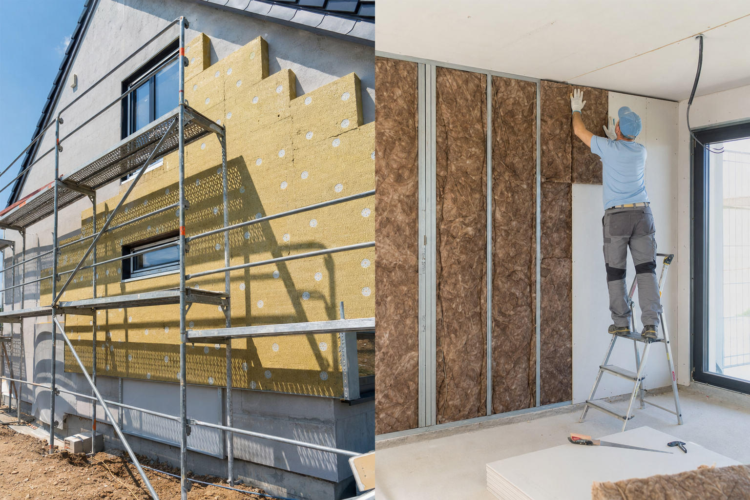Isolation intérieure ou extérieure : comment choisir la bonne solution pour votre bâtiment